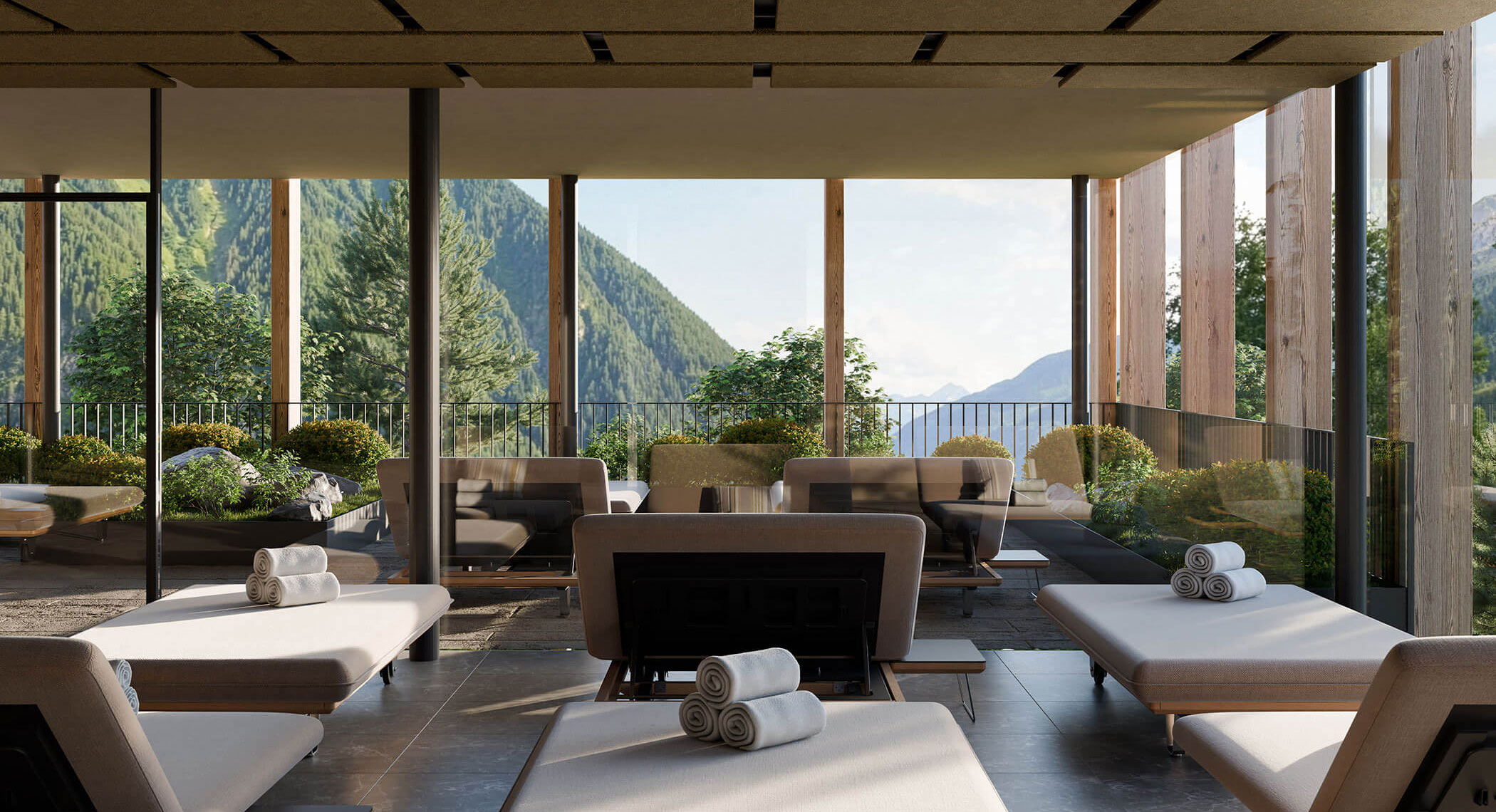 Rendering Relaxraum Sommer